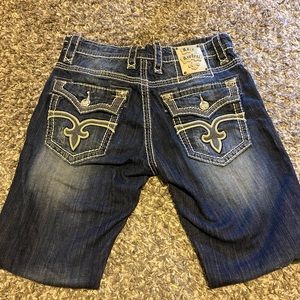 Rock Revival blue straight cut jeans 34inch waist